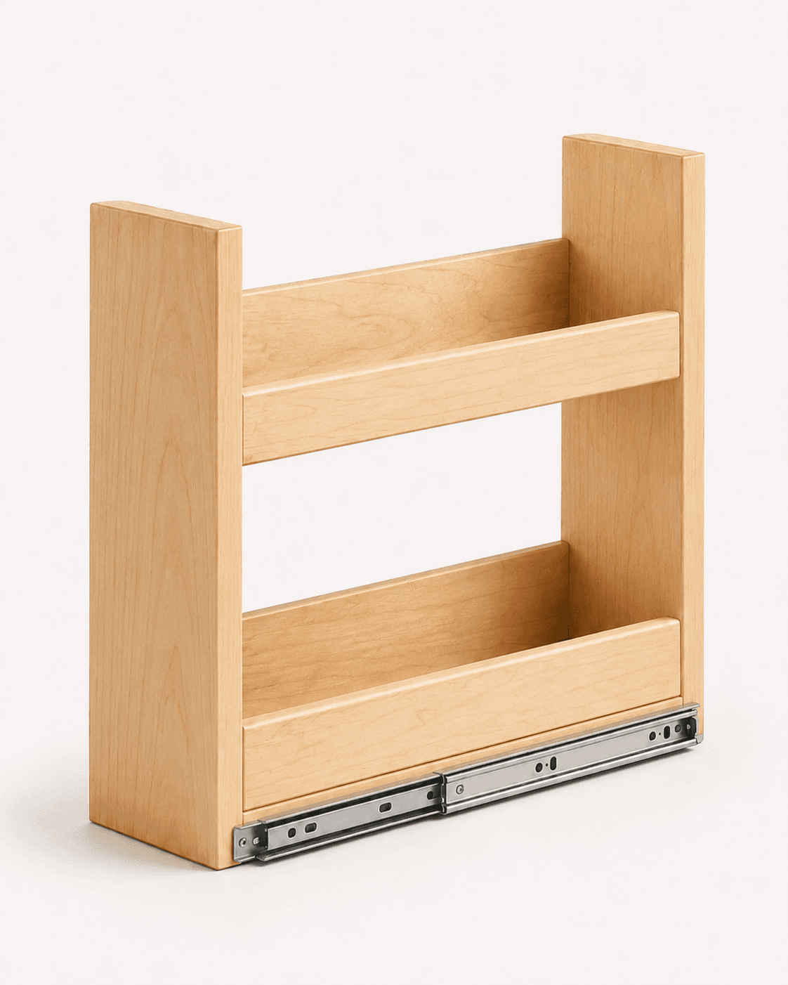 Pull-out cabinet spice organizer